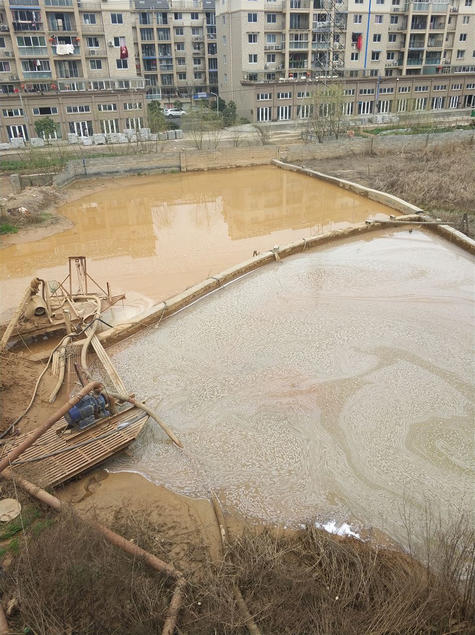 相山沉淀池淤泥清理-厂区废水池淤泥清淤